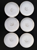 Kaysons “Golden Rhapsody” Dessert Plates, Set of 6