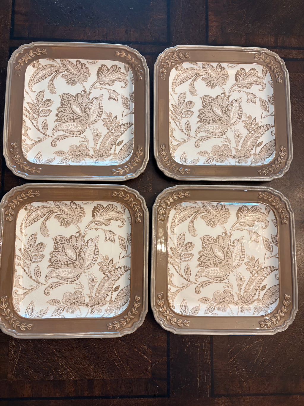 Raymond Waites "Belle Isle" 4-Piece Plate Set by Certified International