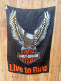 Harley Davidson Double Sided Flag