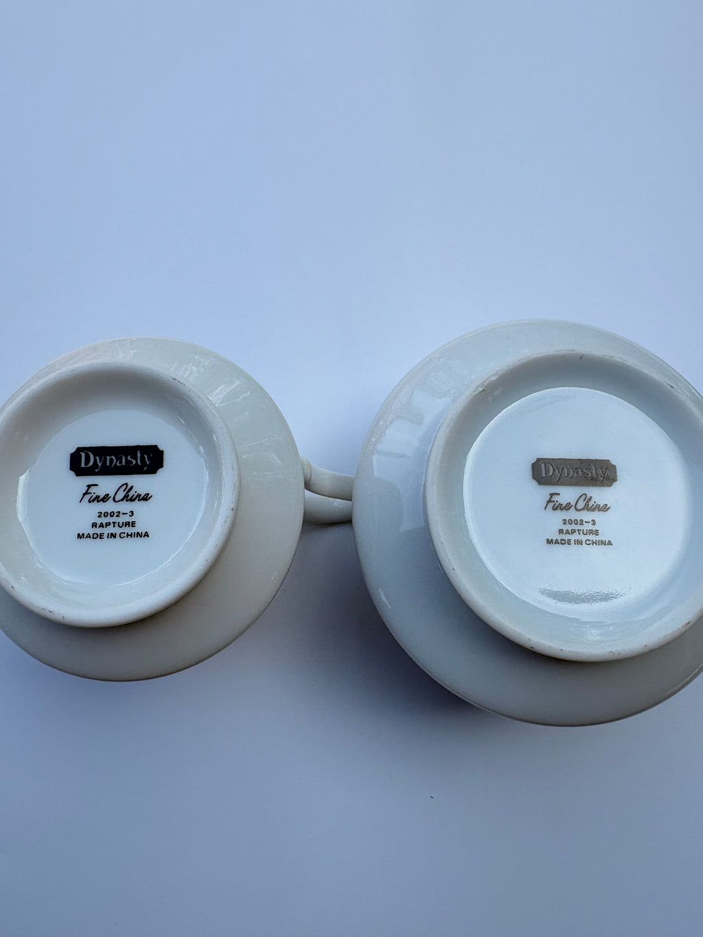 Dynasty “Rapture” Sugar and Creamer Set
