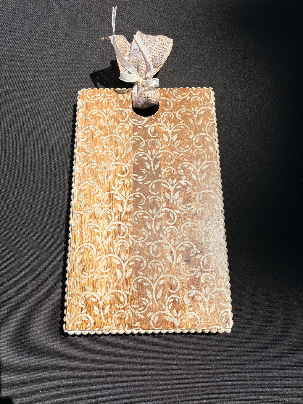 Wooden Hand-Stenciled Display Tray