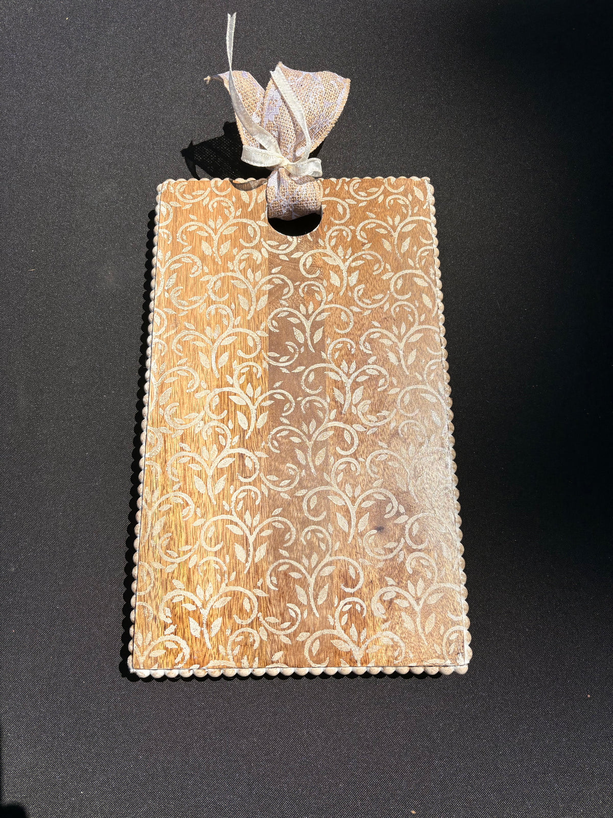 Wooden Hand-Stenciled Display Tray
