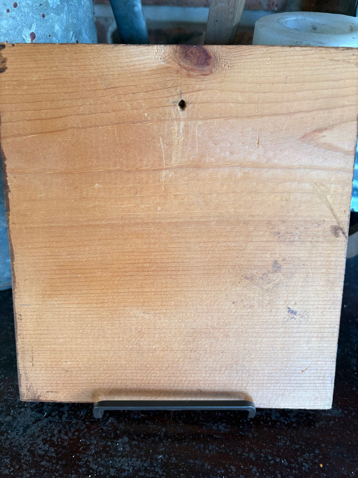 Hand Carved Woodpecker Plaque
