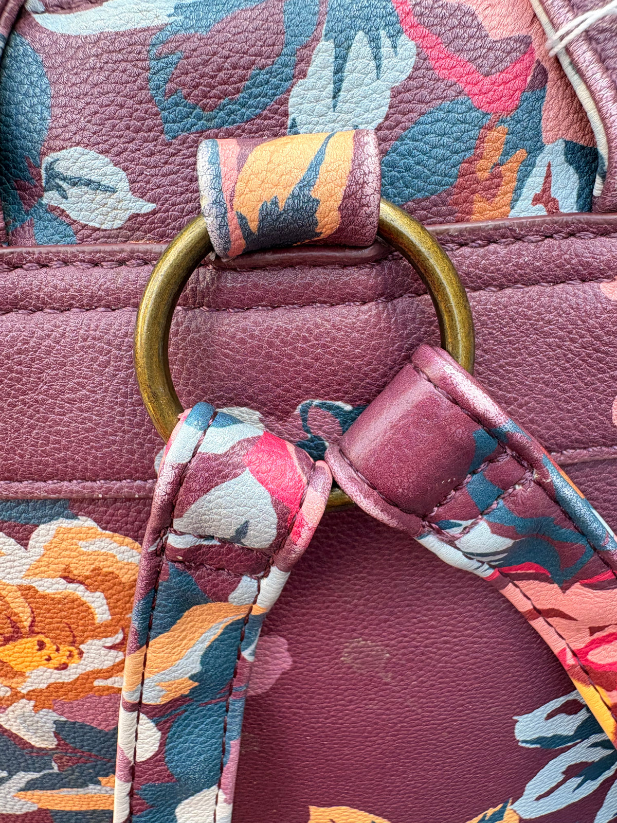 Matilda Jane Plum and Floral Backpack and Wallet Set