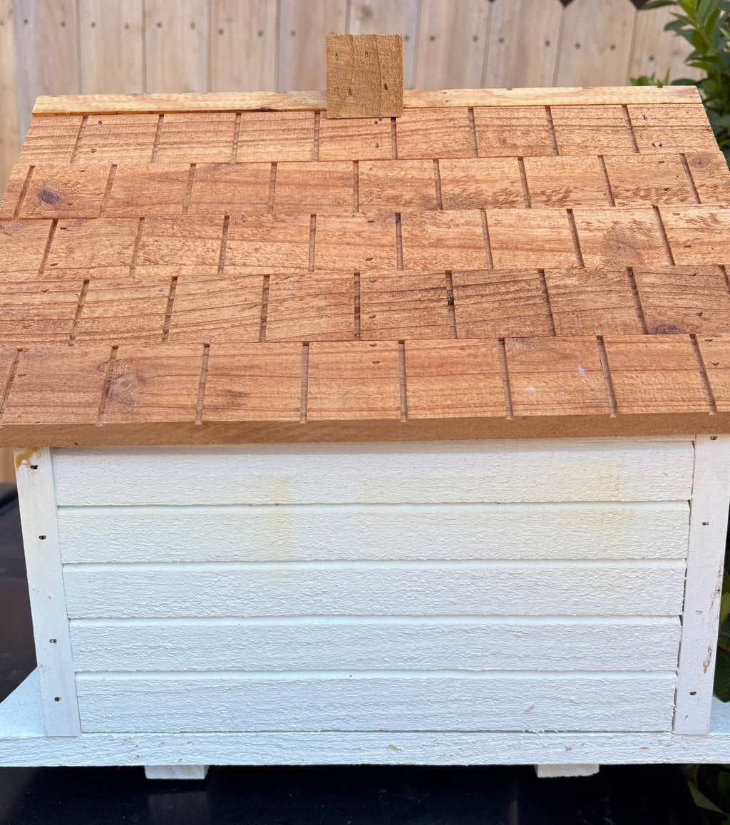 Hand Made 2-Compartment Birdhouse