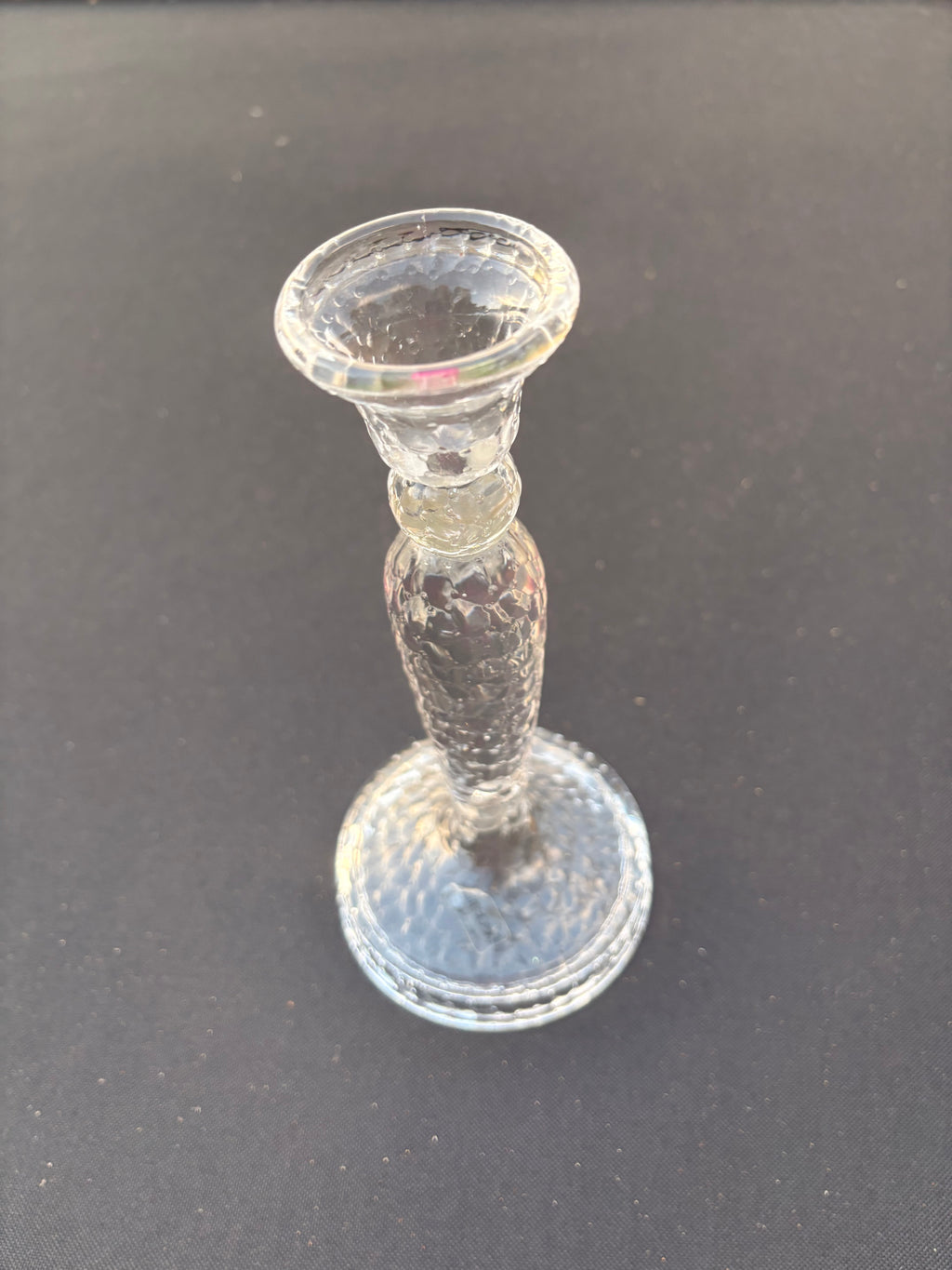 Biedermann & Sons Glass Candlestick