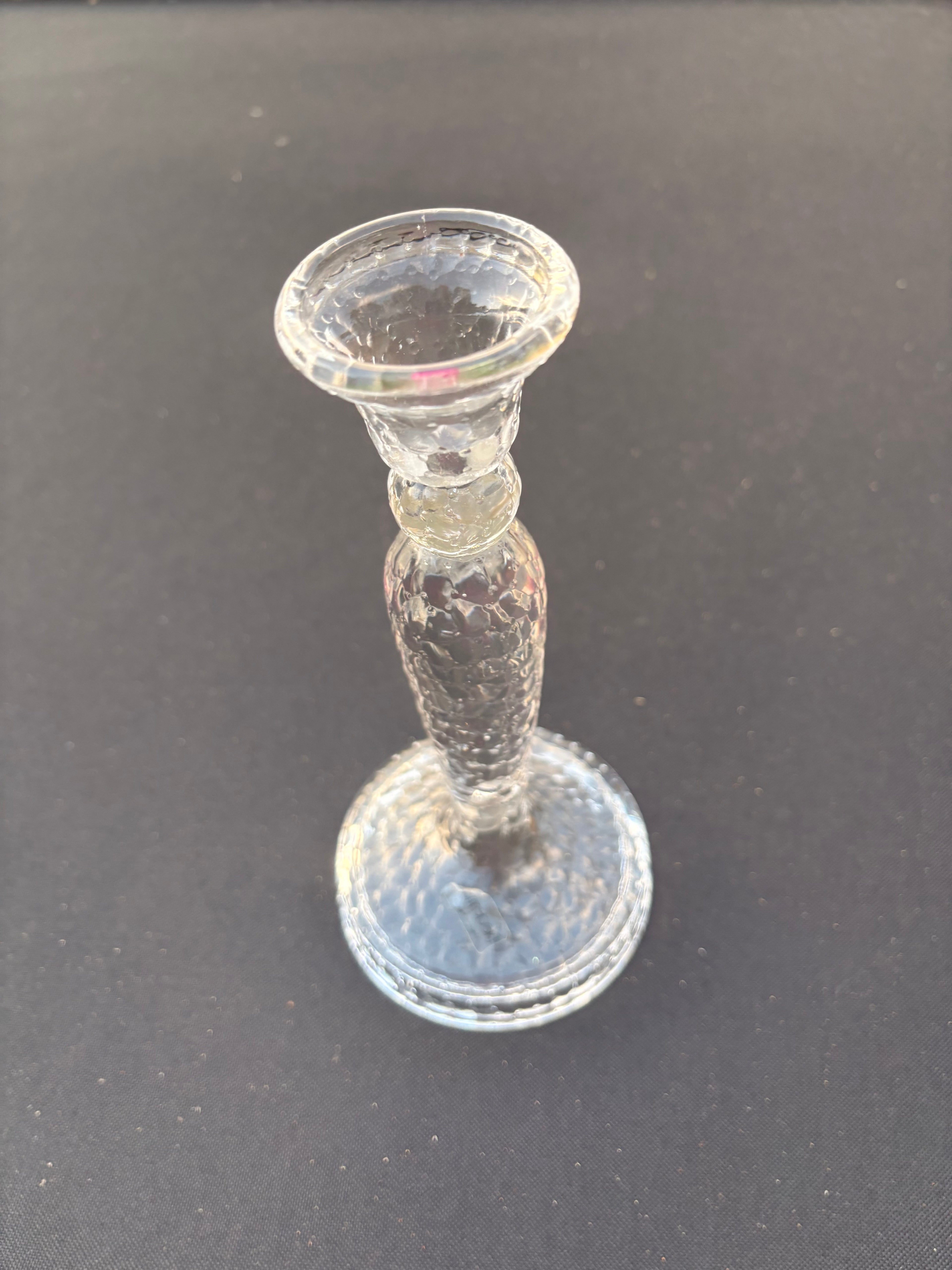 Biedermann & Sons Glass Candlestick