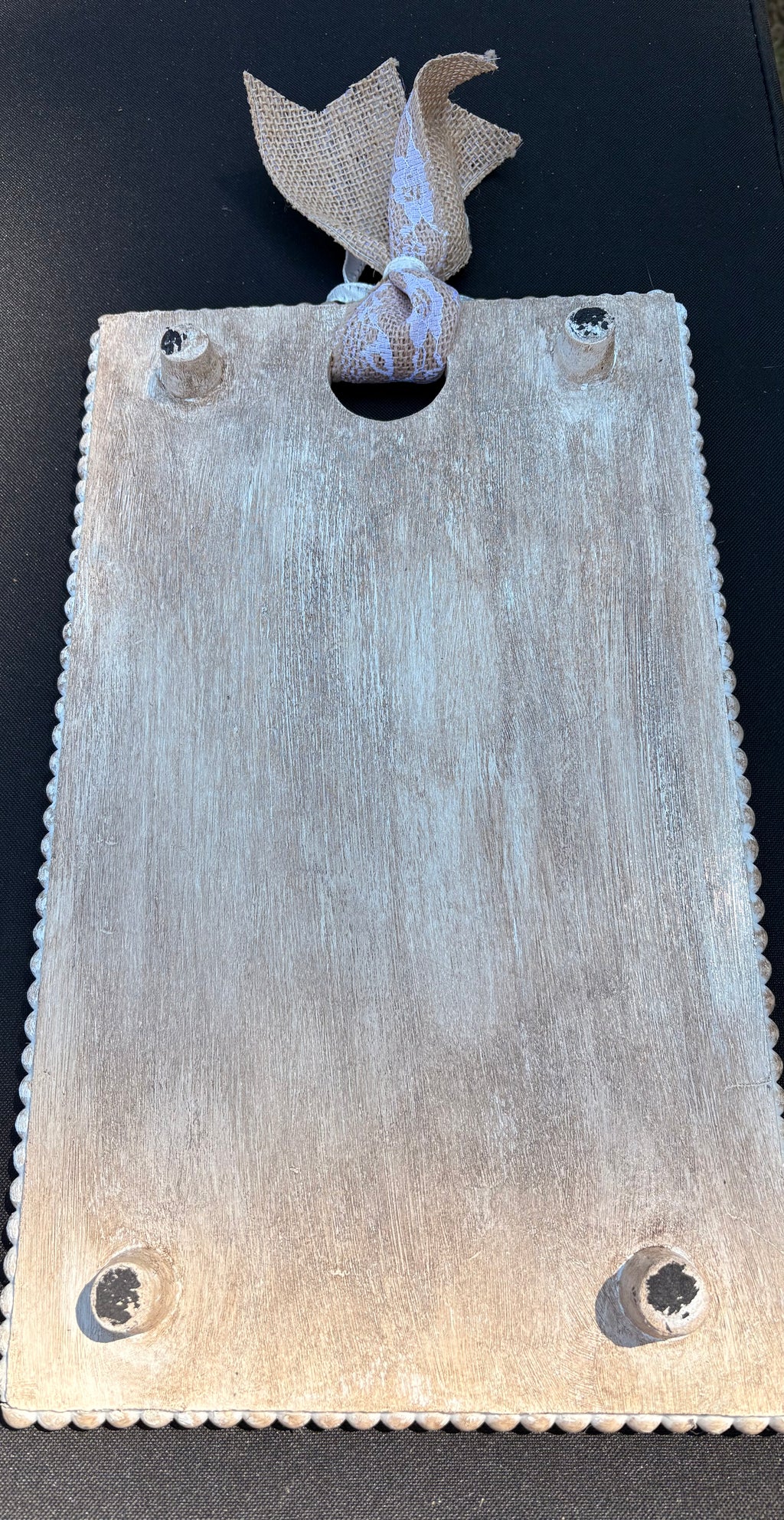 Wooden Hand-Stenciled Display Tray