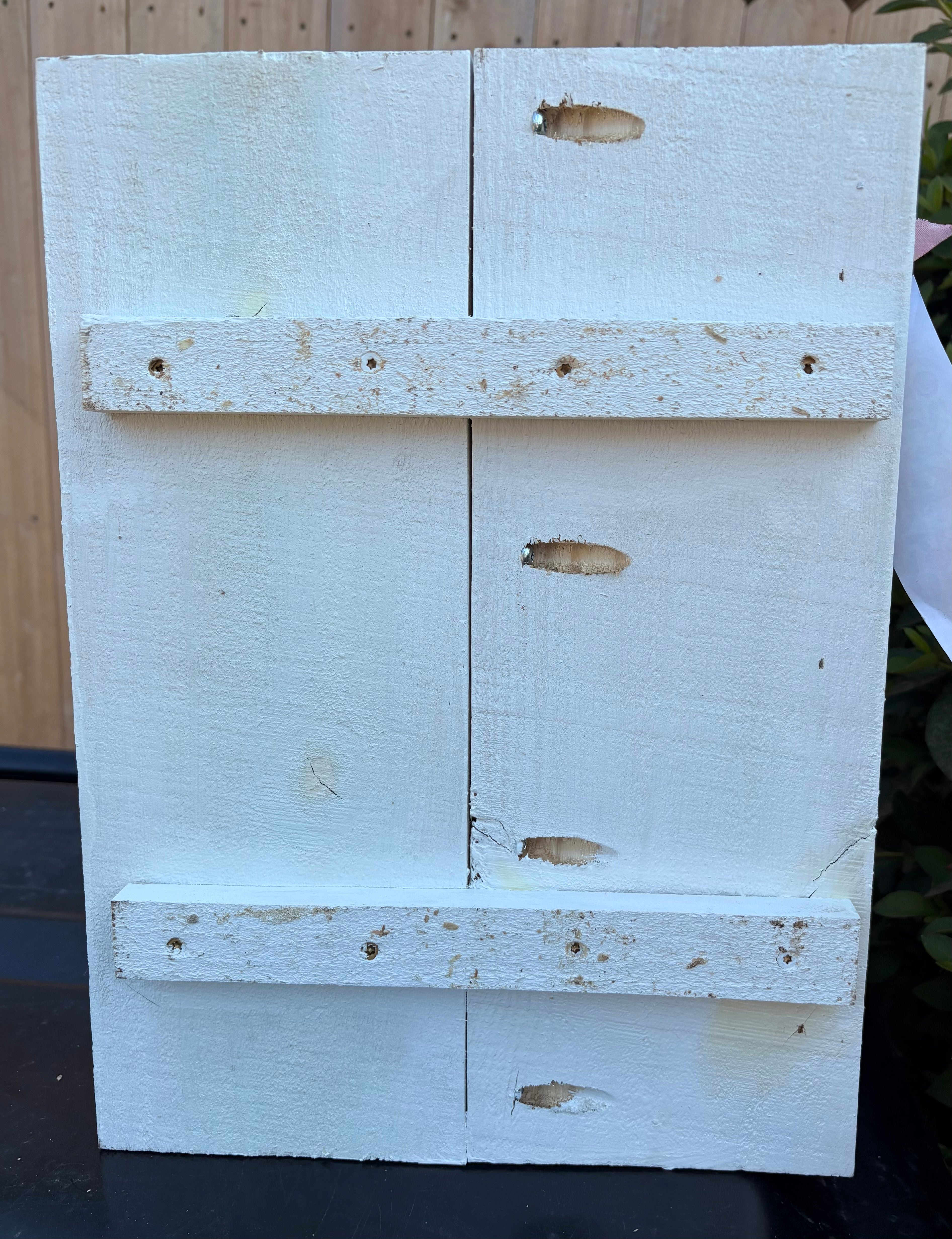 Hand Made 2-Compartment Birdhouse