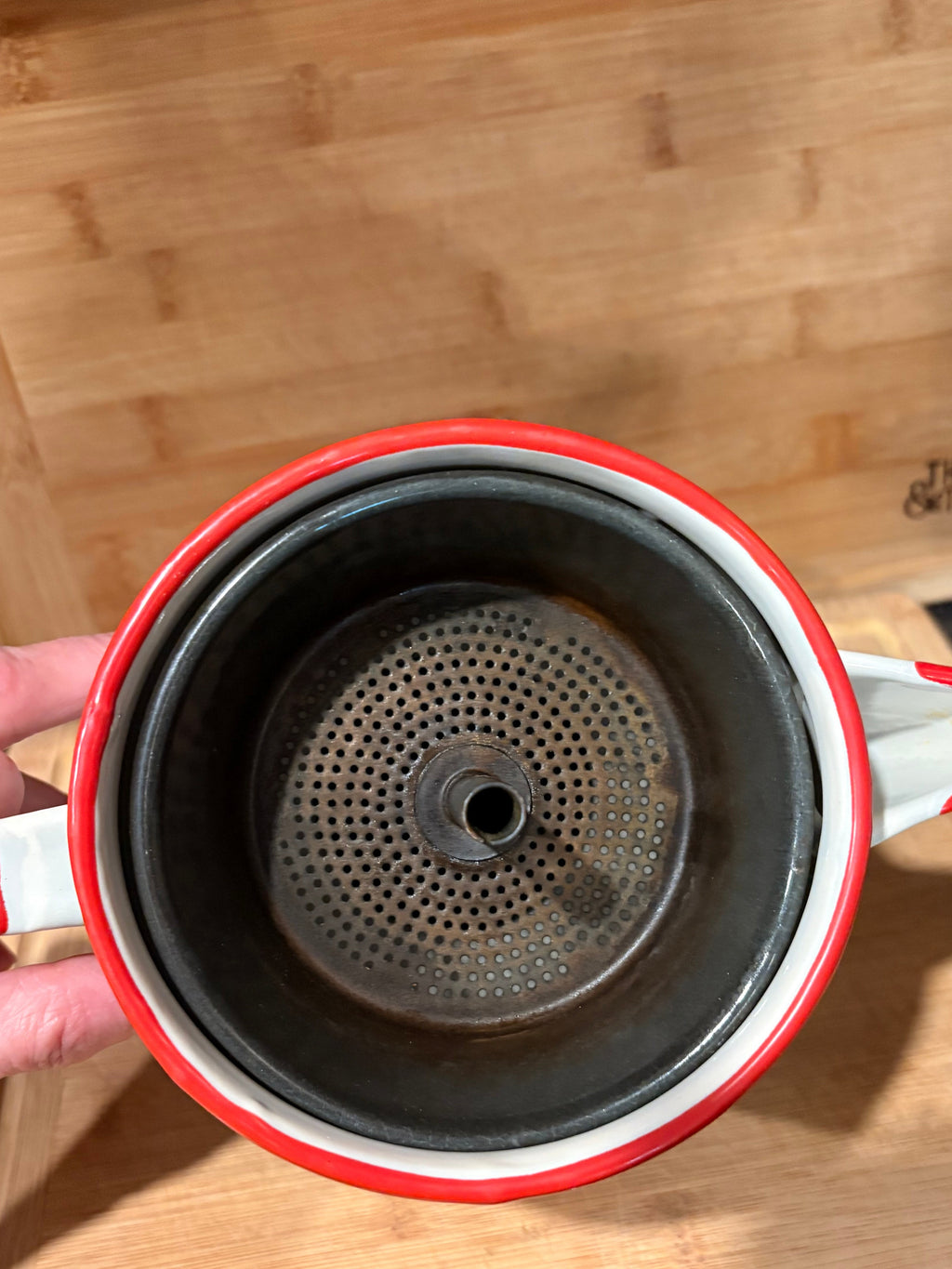 Enameware Coffee Percolator Pot