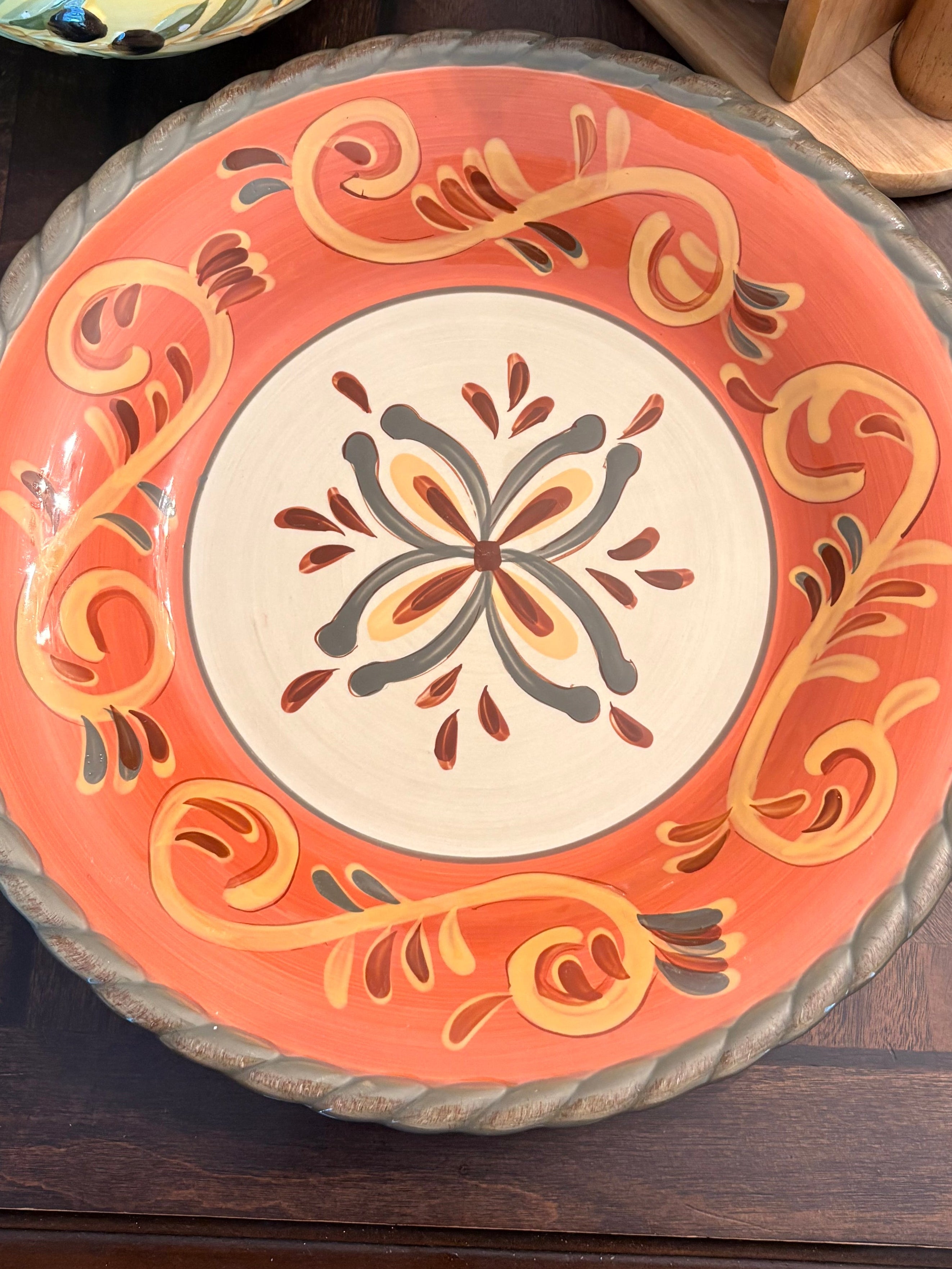 Artimino Tuscan Countryside Sienna Dinner Plates (Set of 4)
