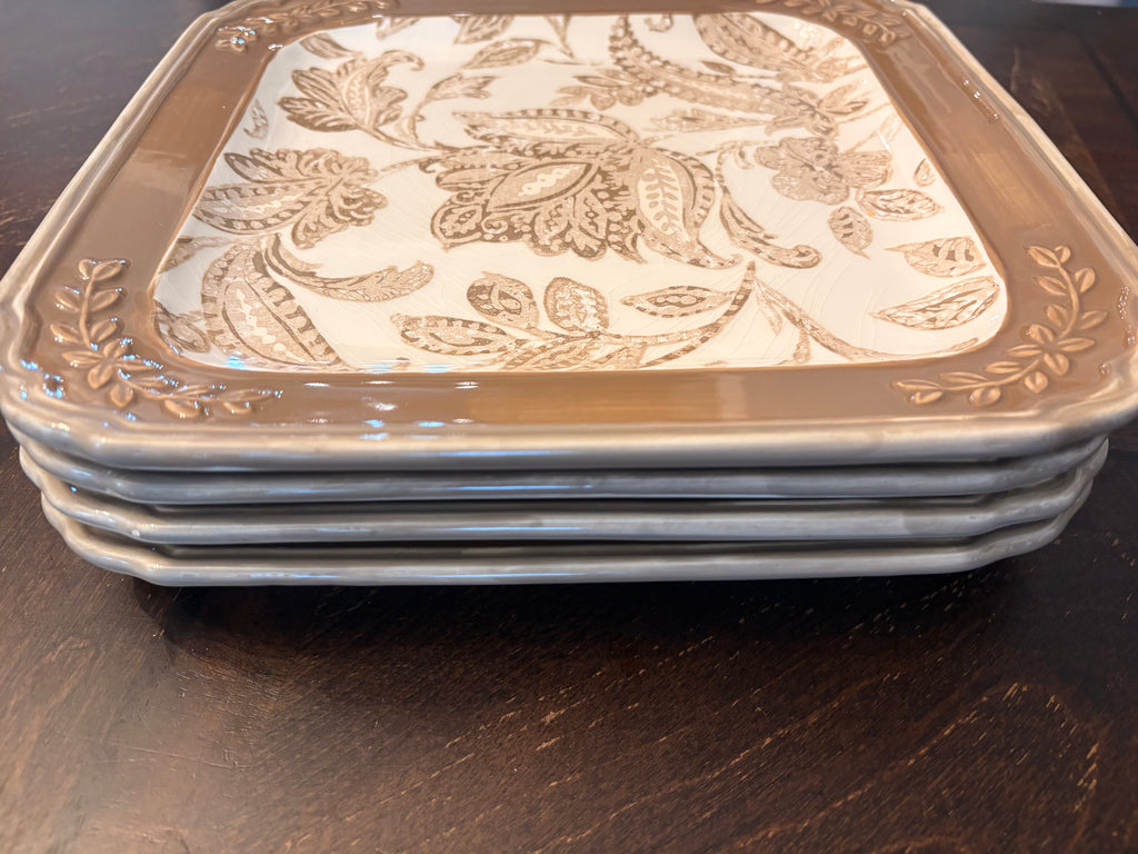 Raymond Waites "Belle Isle" 4-Piece Plate Set by Certified International