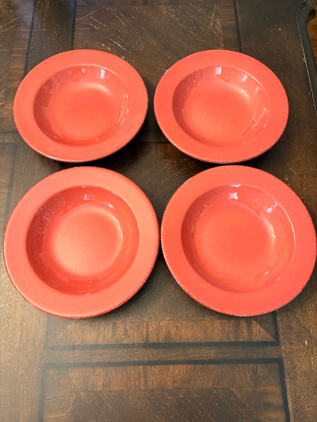 Rustic Burgundy Cereal Bowls by Home (Set of 4)