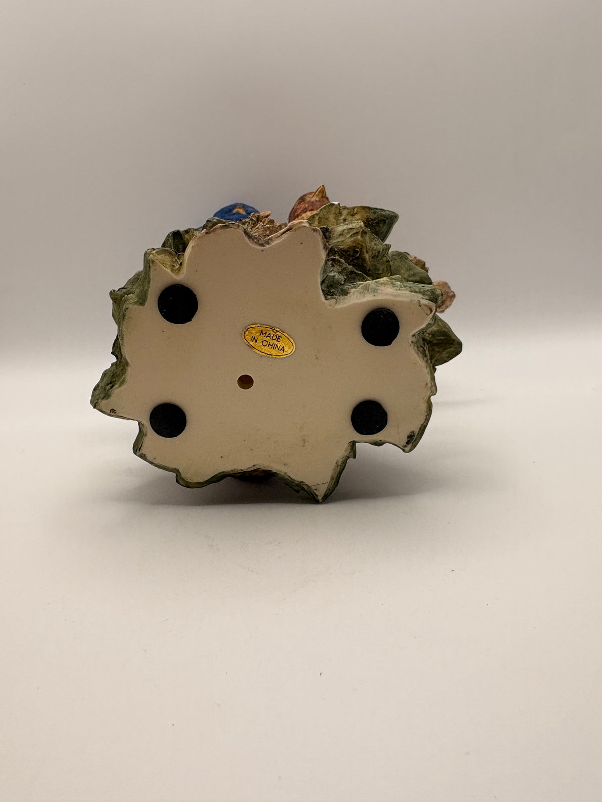 Blue & Brown Bird Figurine