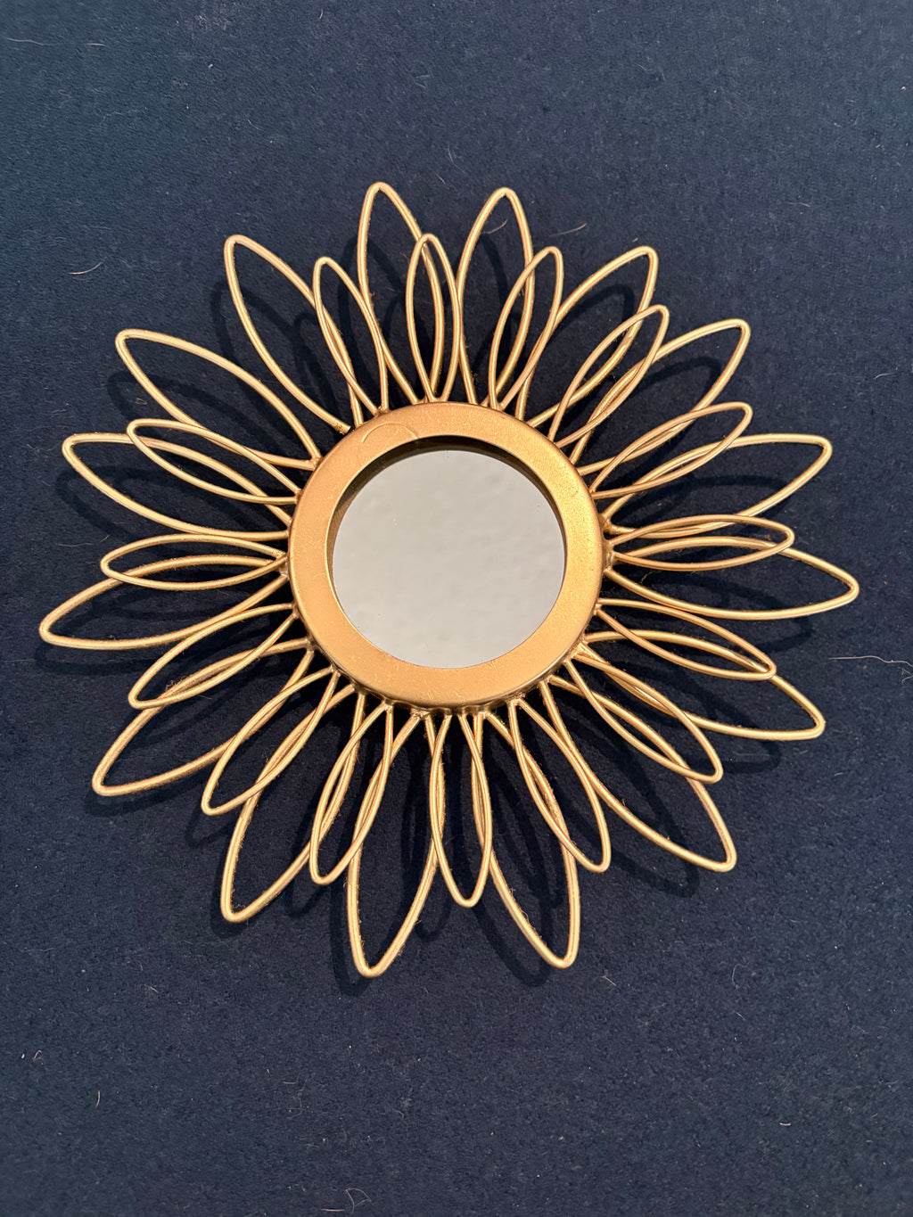 3-Piece Mirror Metal Starburst Wall Hanging