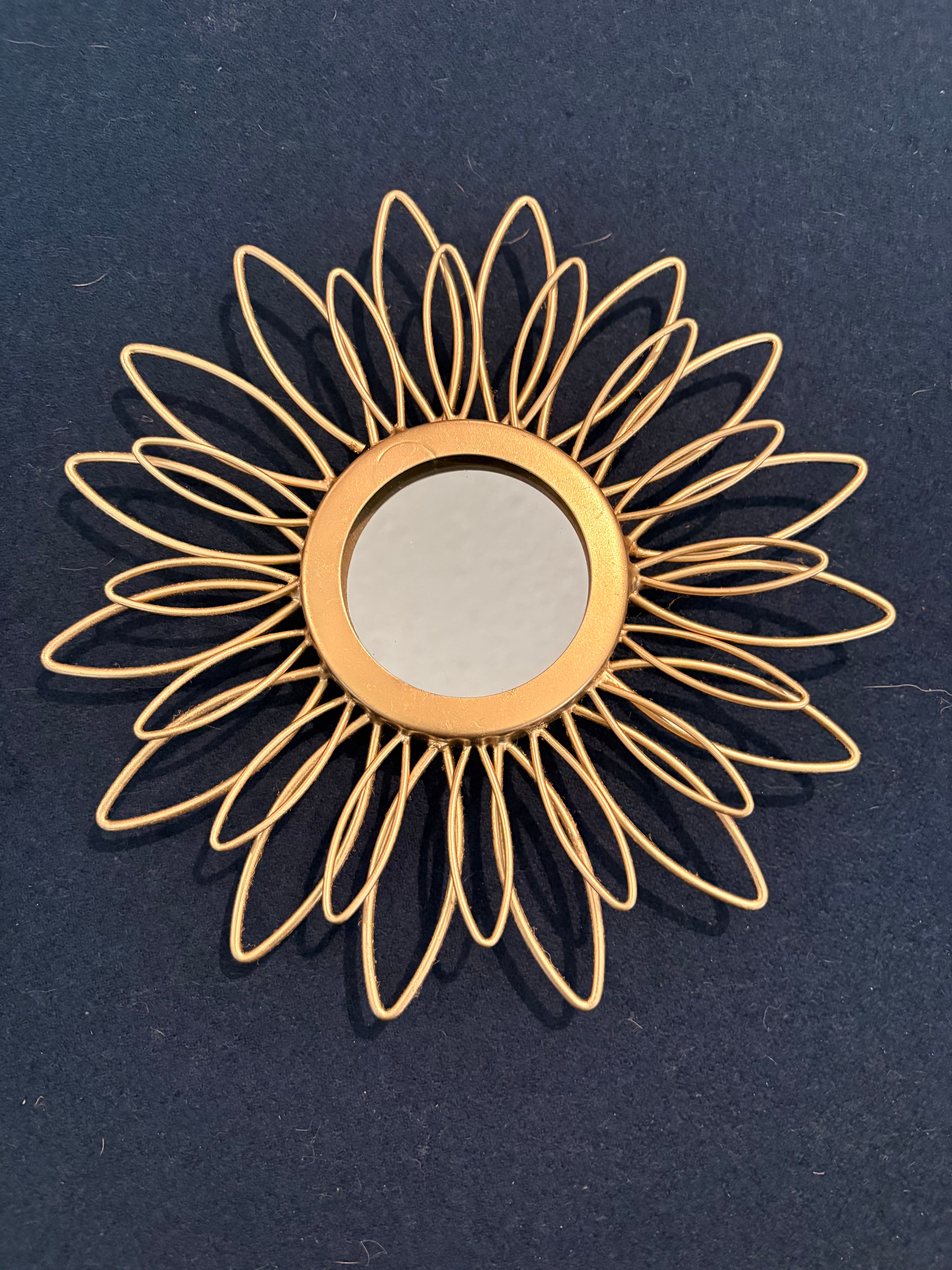 3-Piece Mirror Metal Starburst Wall Hanging