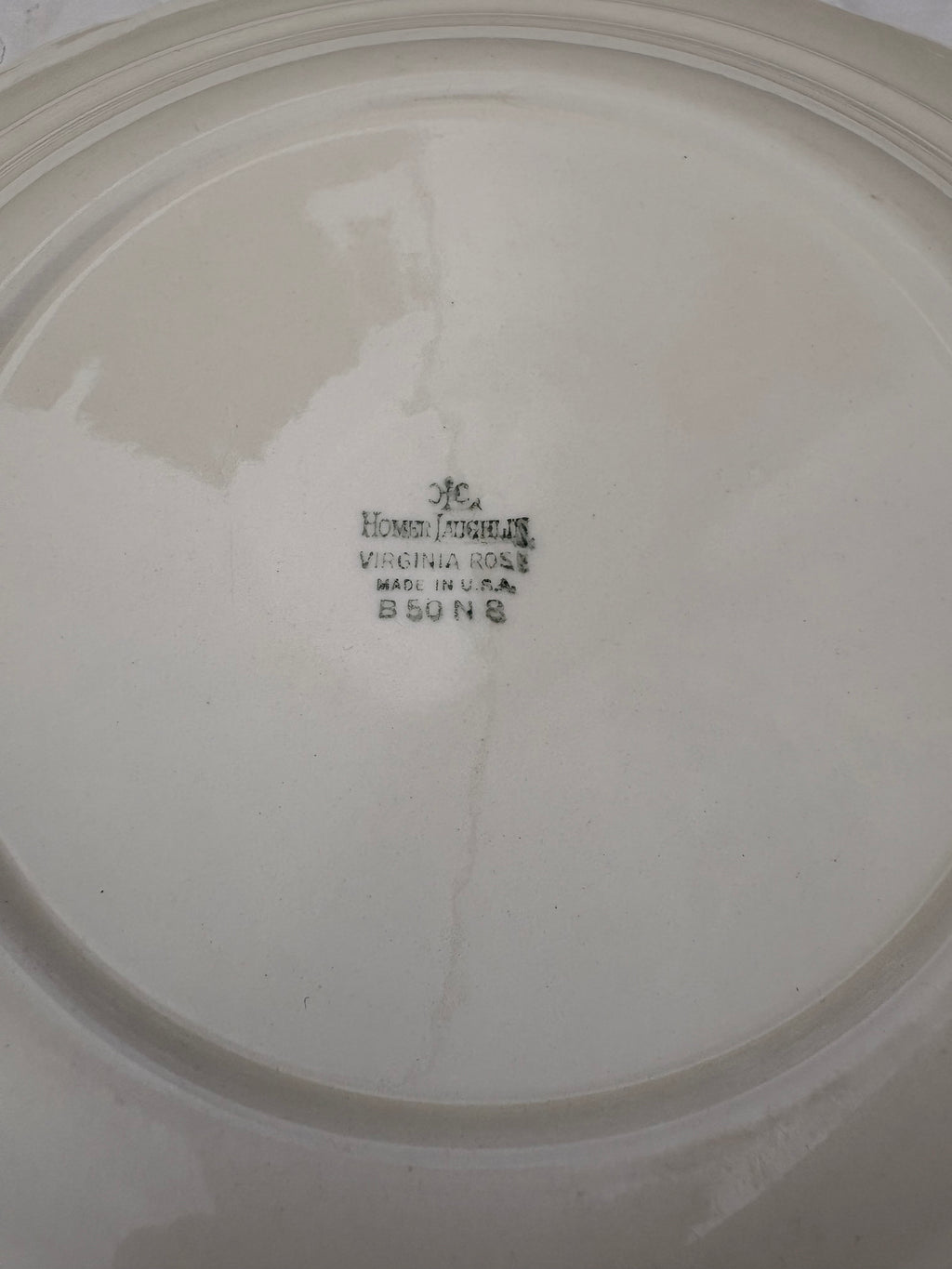 Homer Laughlin Virginia Rose Dinner Plates, Set of 3