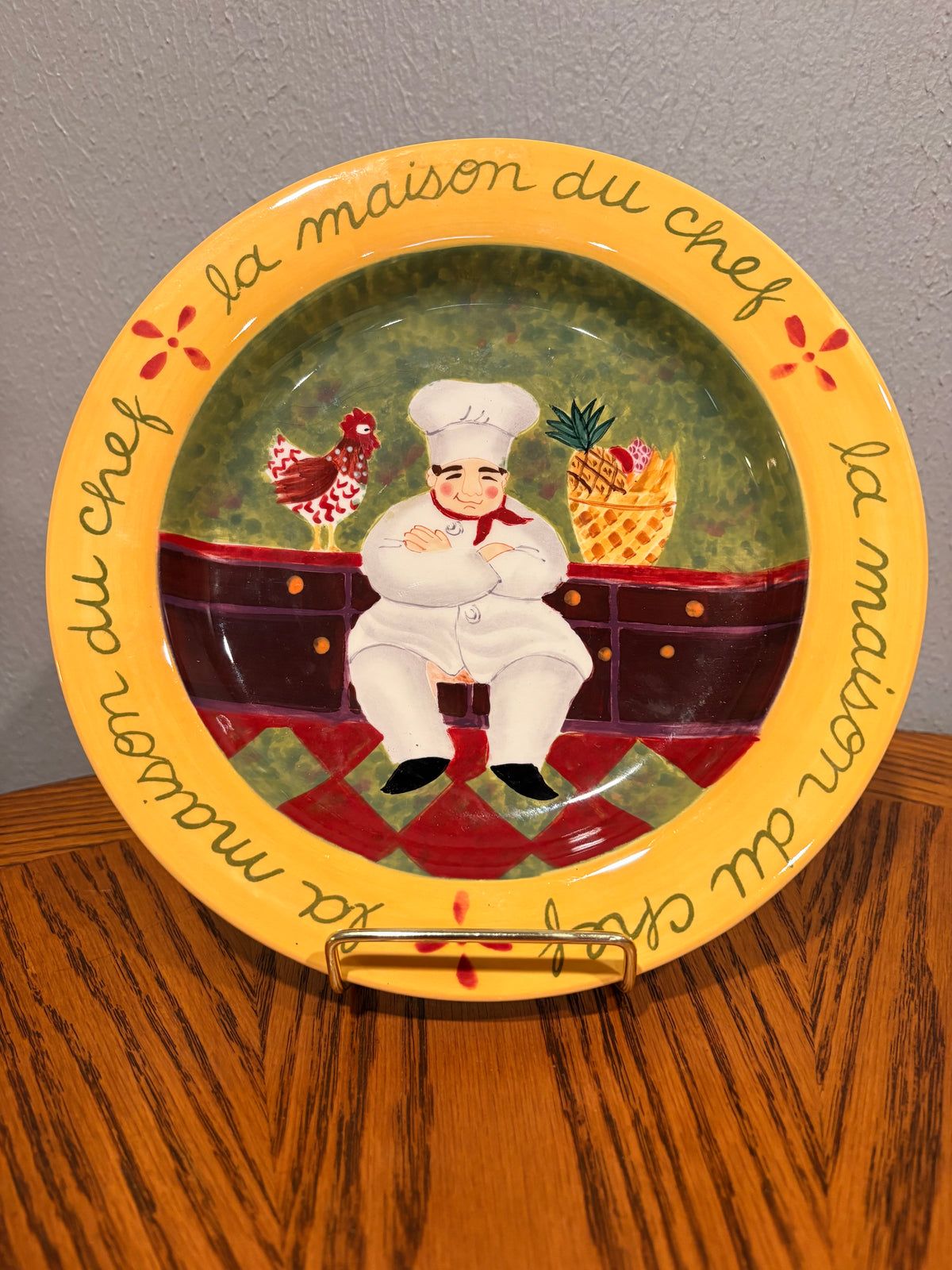 Certified International Chef Collection 3-Piece Salad Plate Set