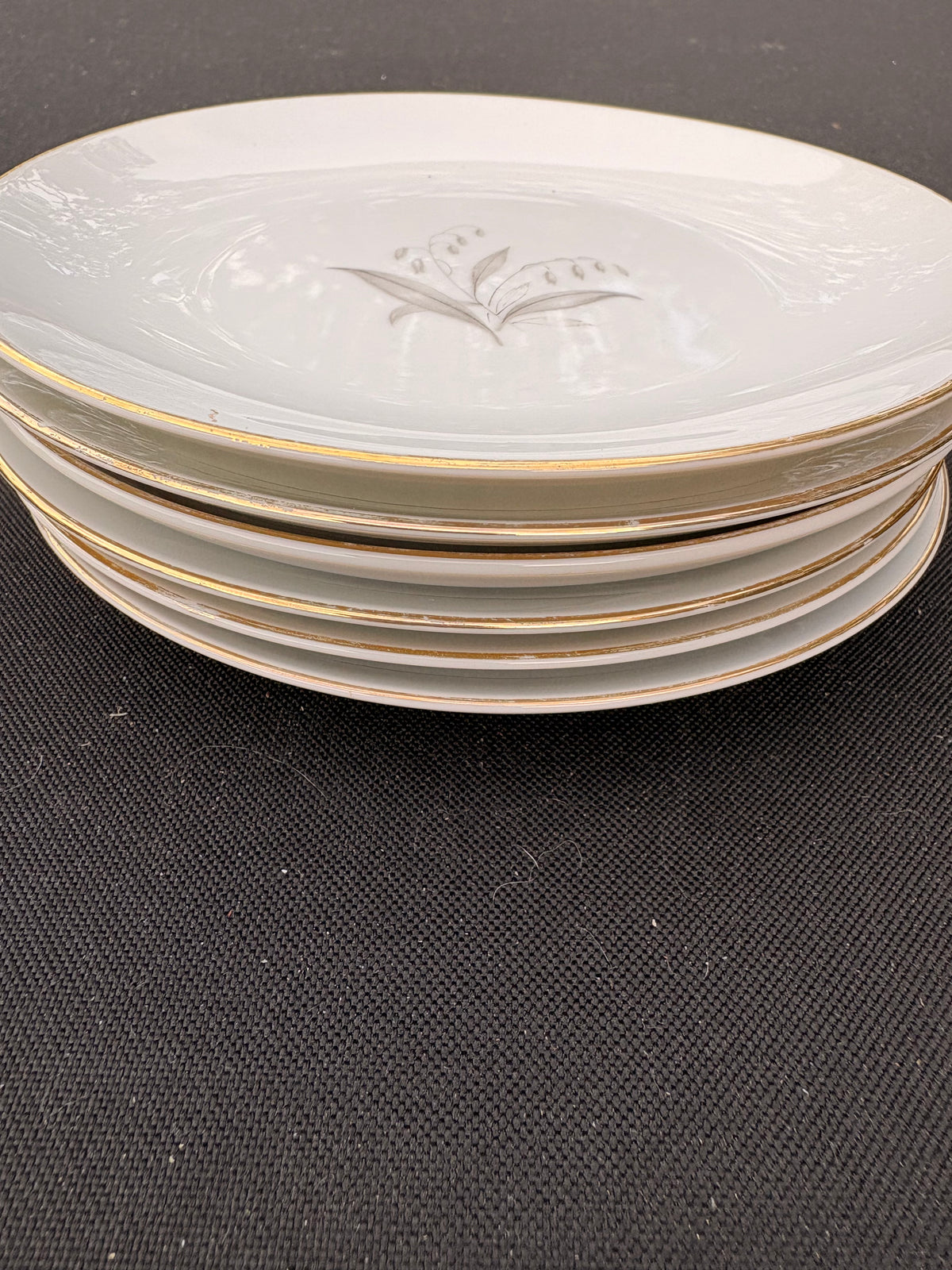 Kaysons “Golden Rhapsody” Dessert Plates, Set of 6