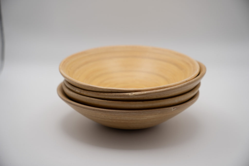 Bamboo Salad Bowl Set