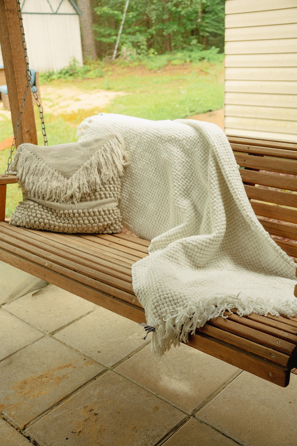 White Throw Blanket
