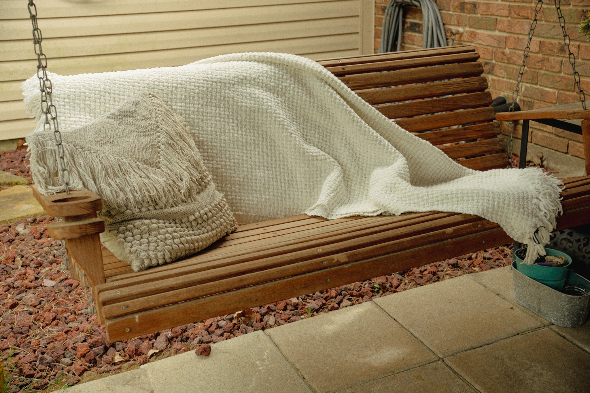 White Throw Blanket
