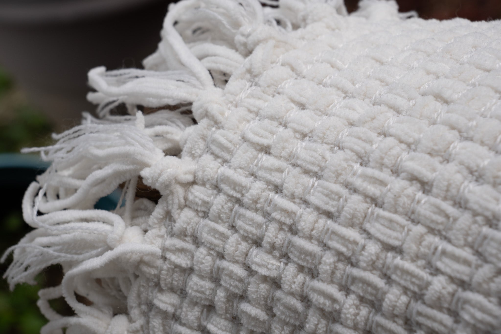 White Throw Blanket