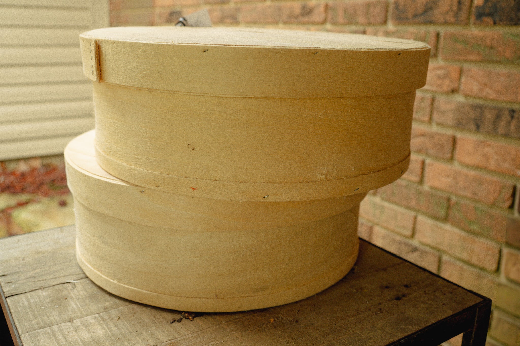 Wooden Cheese Box
