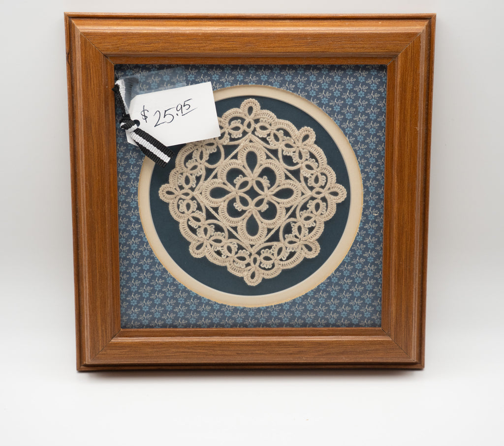 Framed Crochet Doily