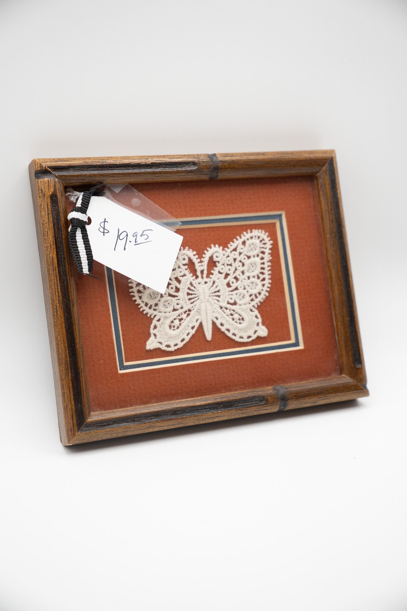 Framed Crocheted Butterfly