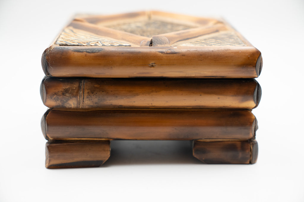 Wooden Carved Trinket Box