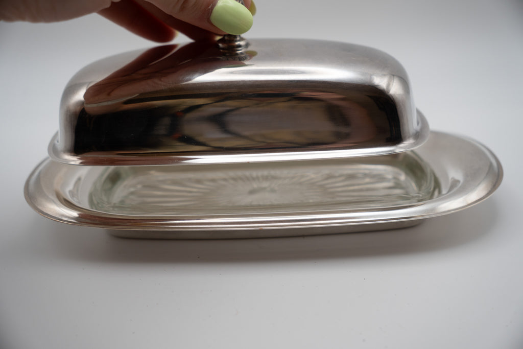 Silver Butter Dish