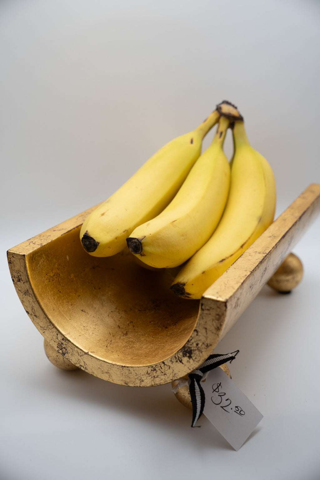 Gold "log" holder