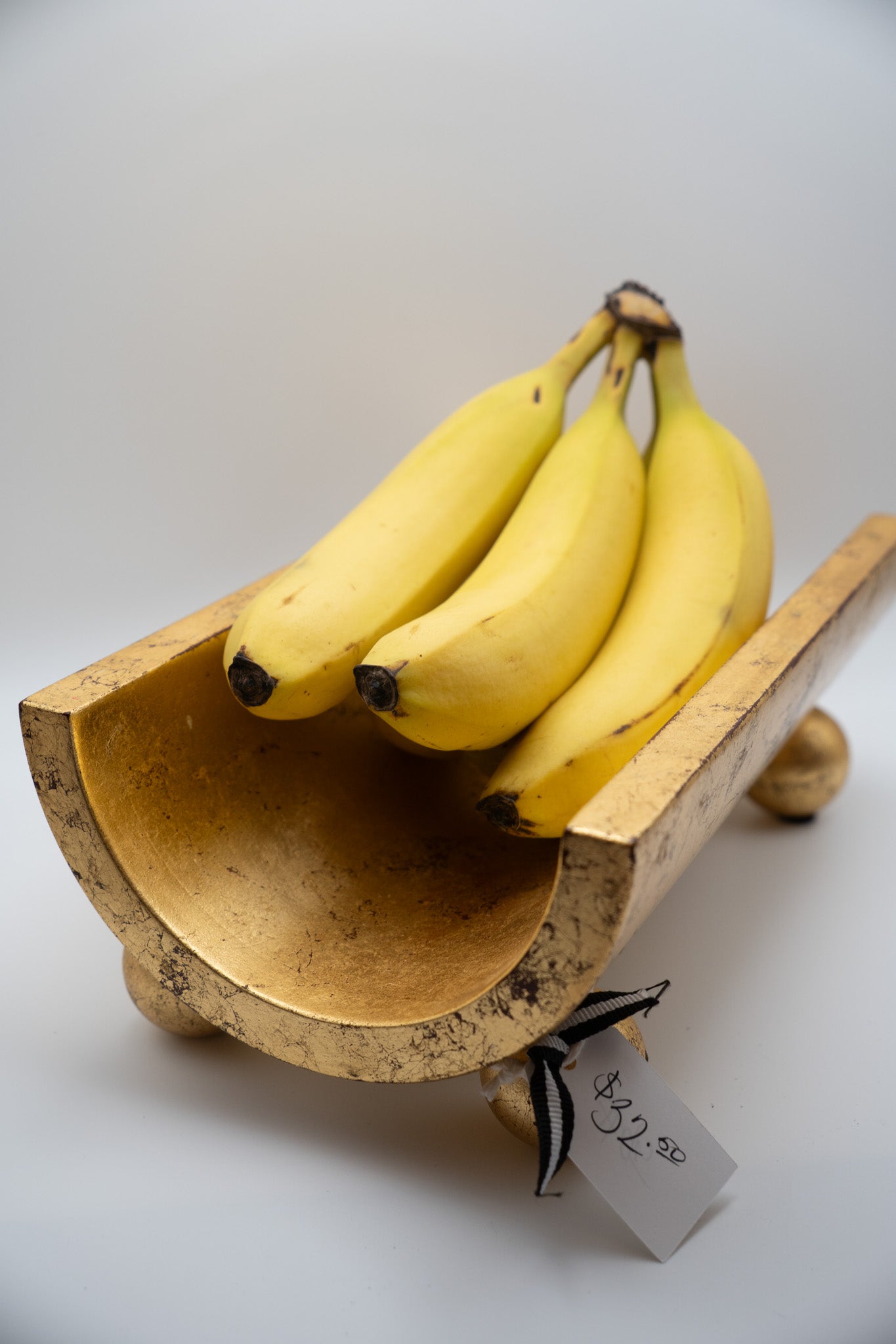 Gold "log" holder