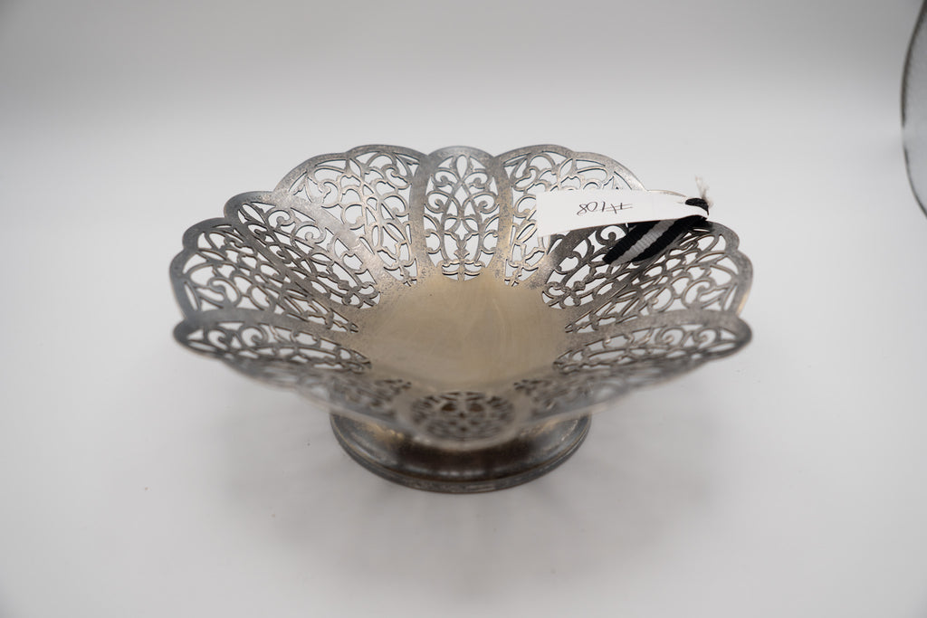 Love Lace Silver Candy Dish