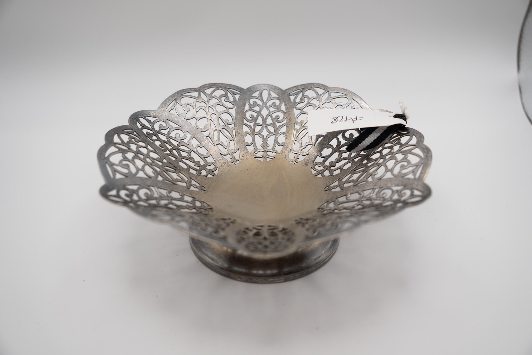 Love Lace Silver Candy Dish