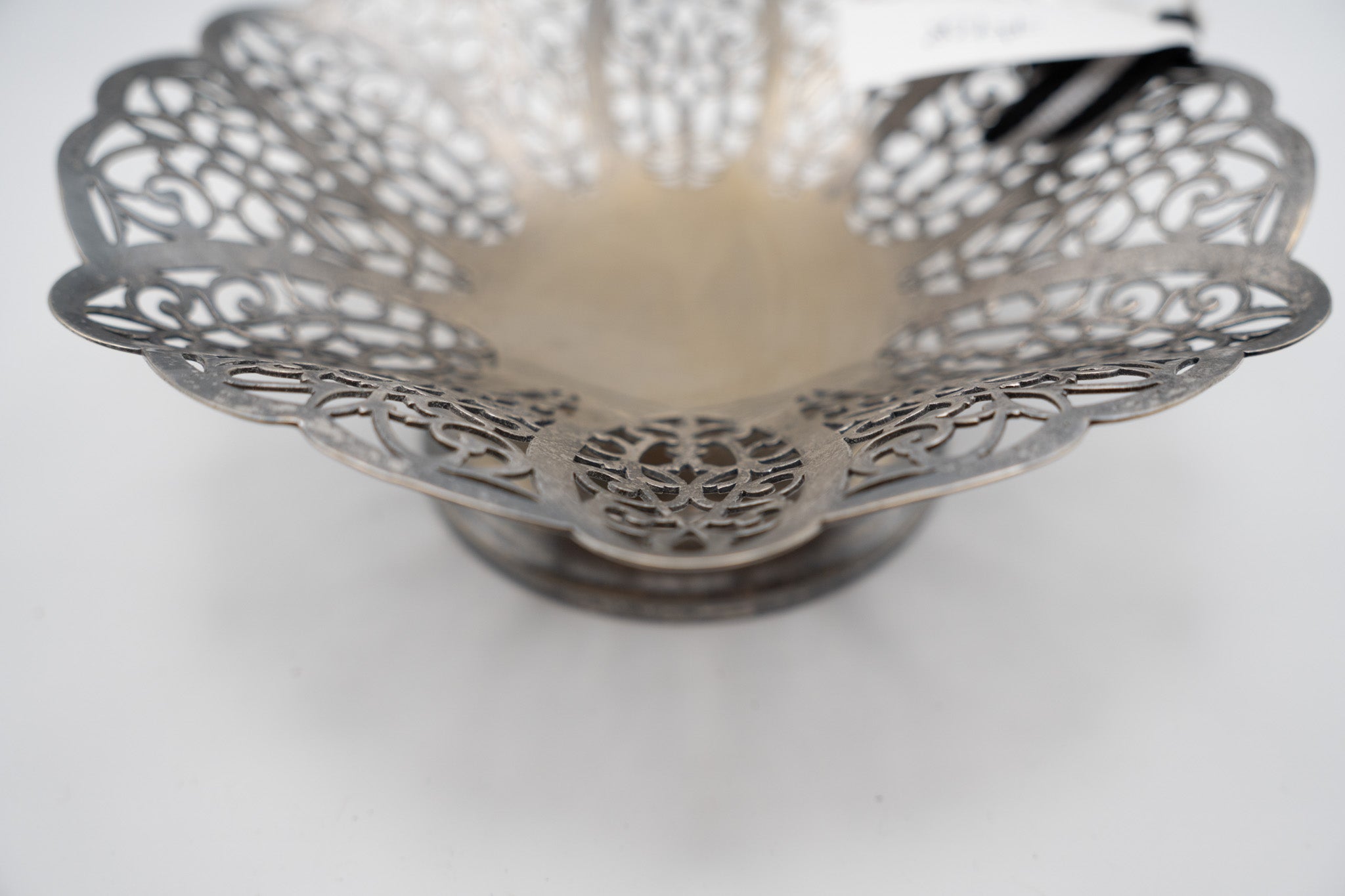 Love Lace Silver Candy Dish