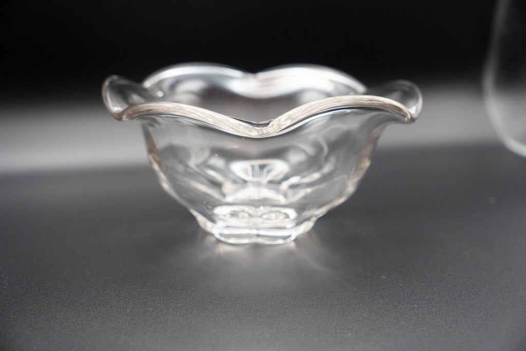 Glass Mayonnaise Bowl With Ladle