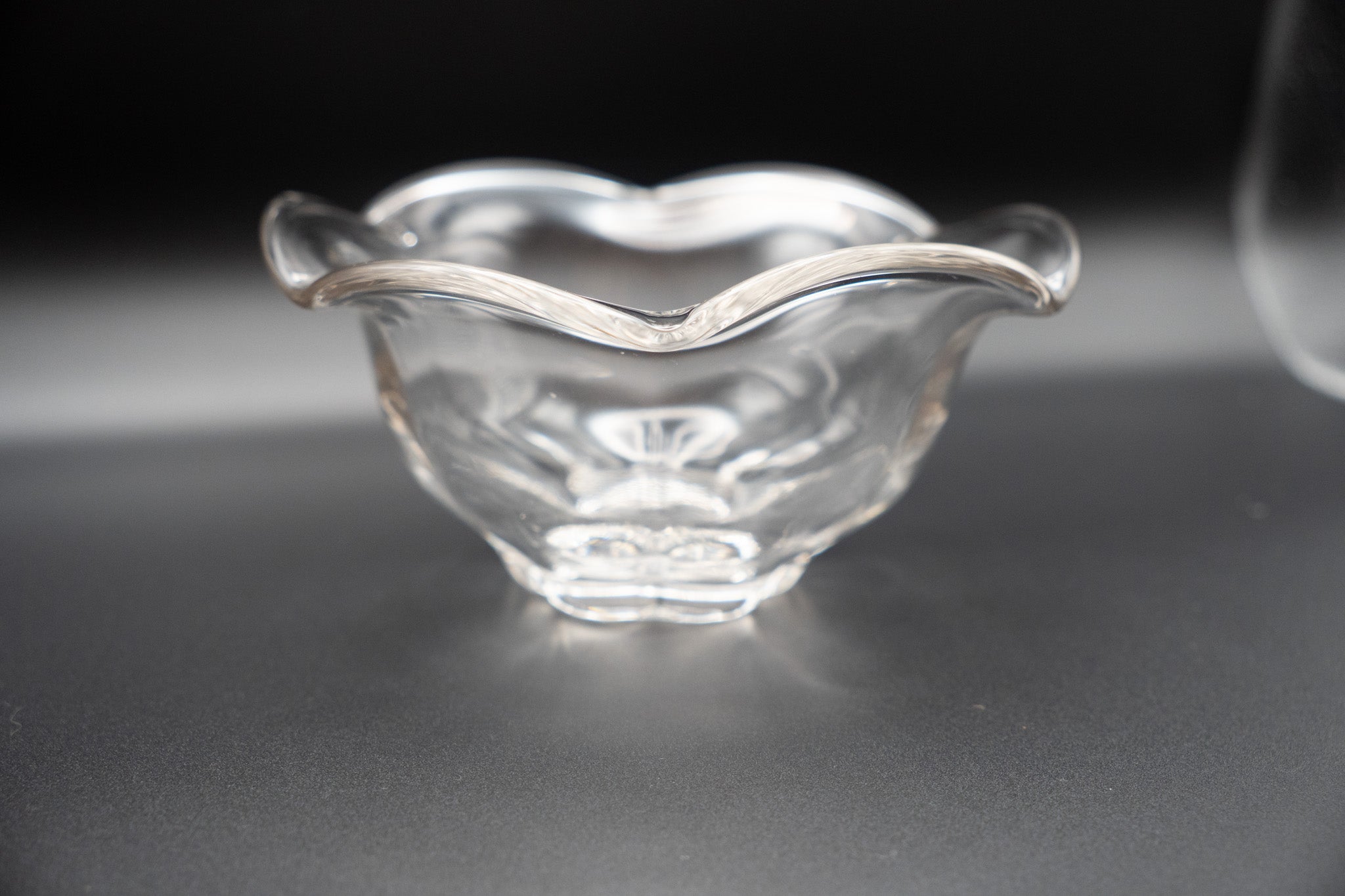 Glass Mayonnaise Bowl With Ladle