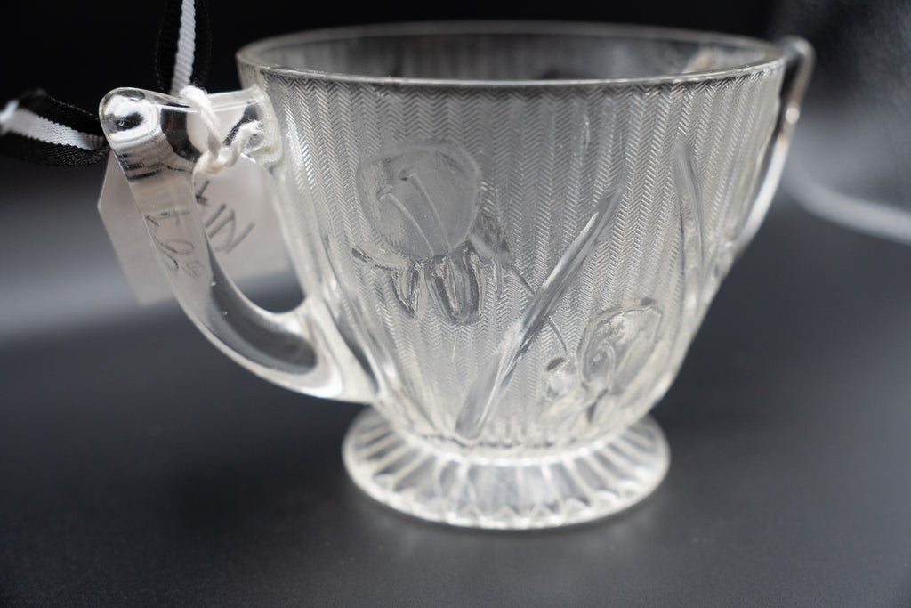 Iris And Herringbone Sugar Bowl