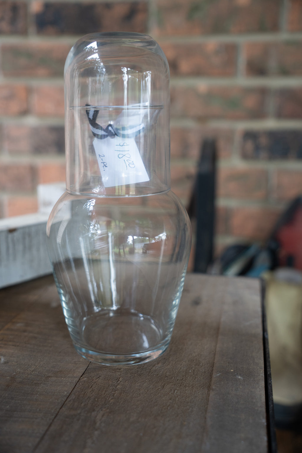 Clear Glass & Carafate