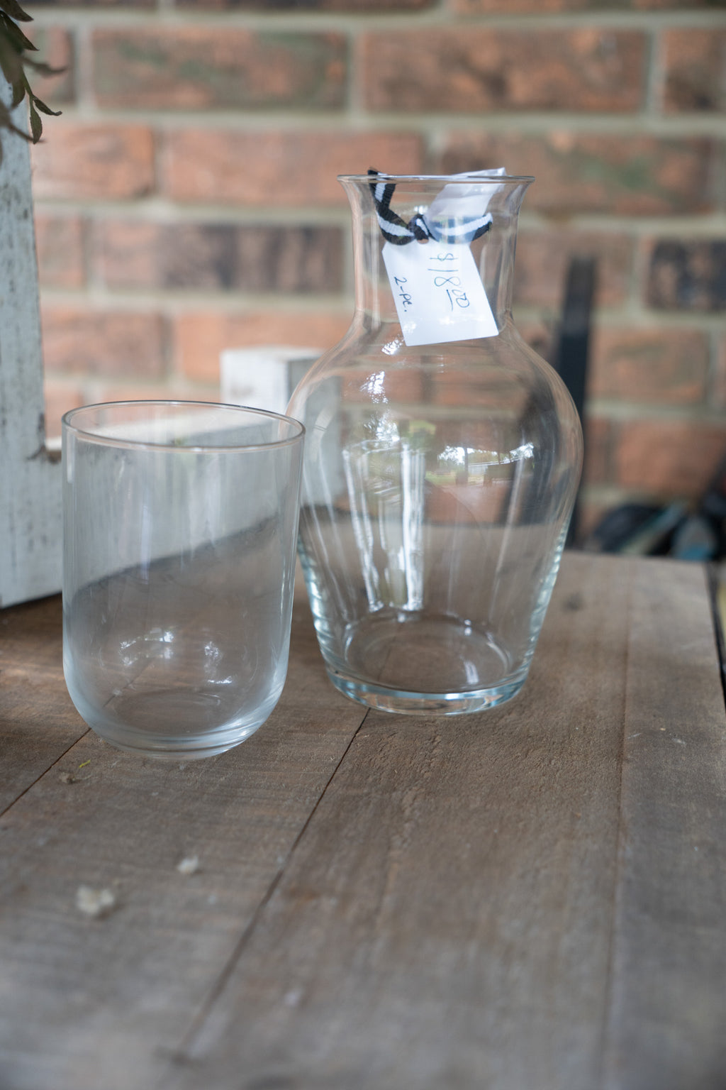 Clear Glass & Carafate