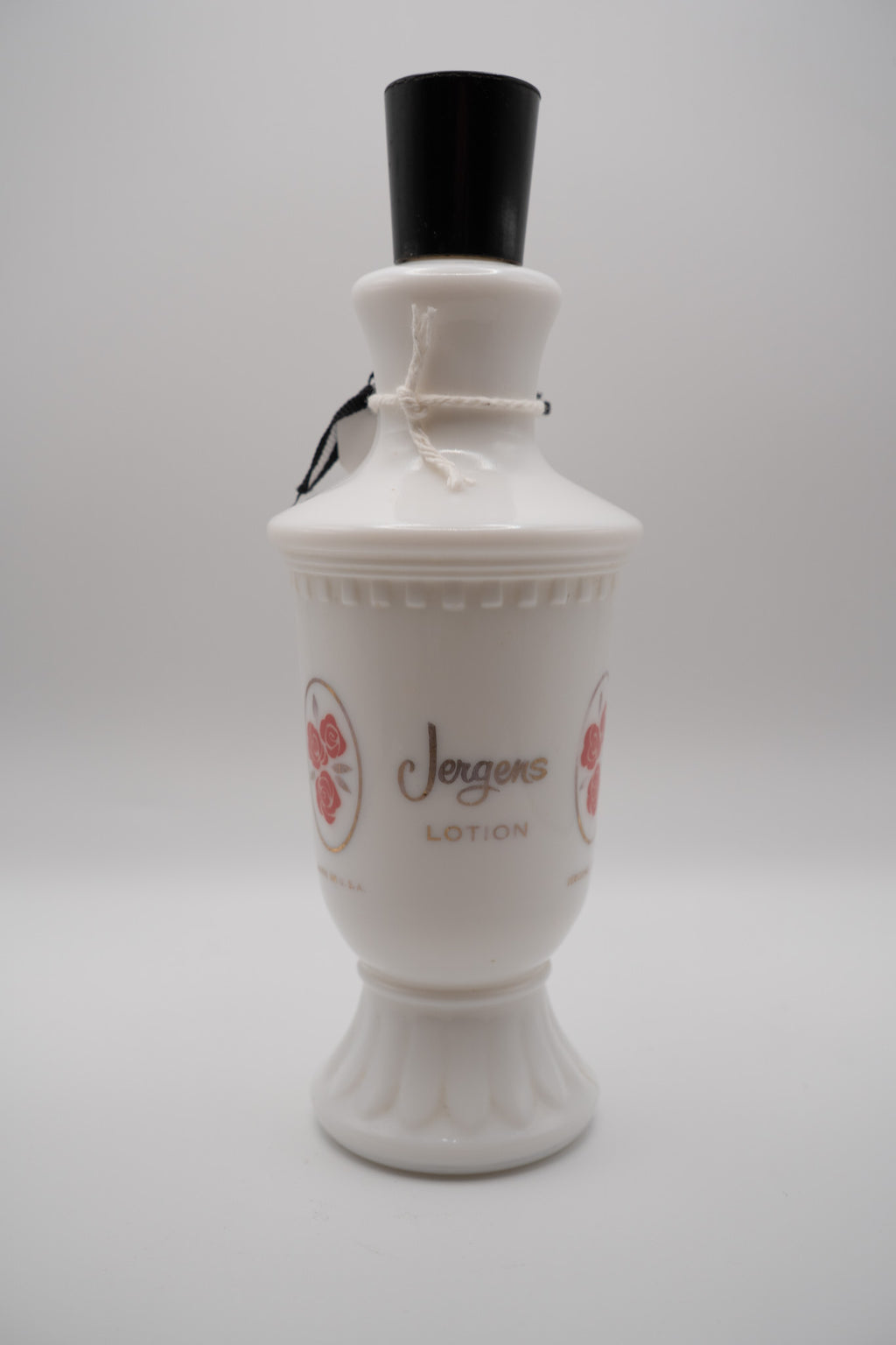 Milk Glass Lotion Bottle