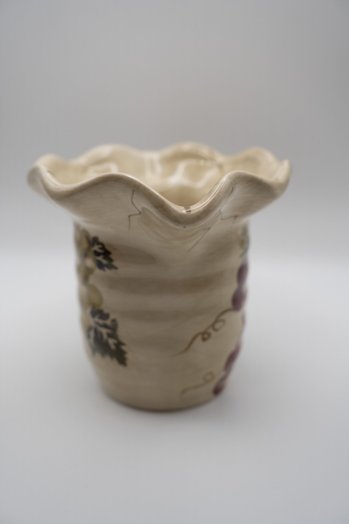 "Cabernet" 3pc.Set: Cream/Sugar/Napkin Holder