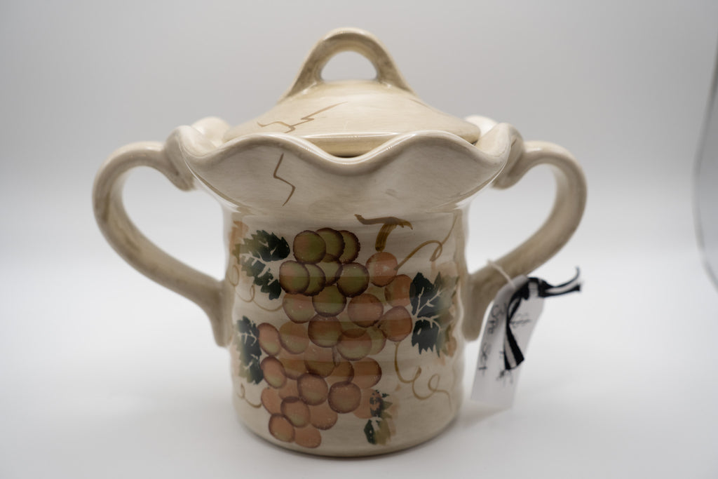 "Cabernet" 3pc.Set: Cream/Sugar/Napkin Holder