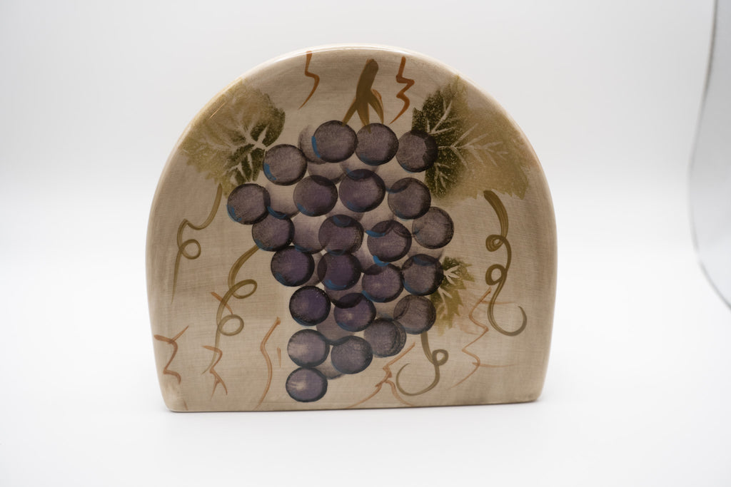 "Cabernet" 3pc.Set: Cream/Sugar/Napkin Holder
