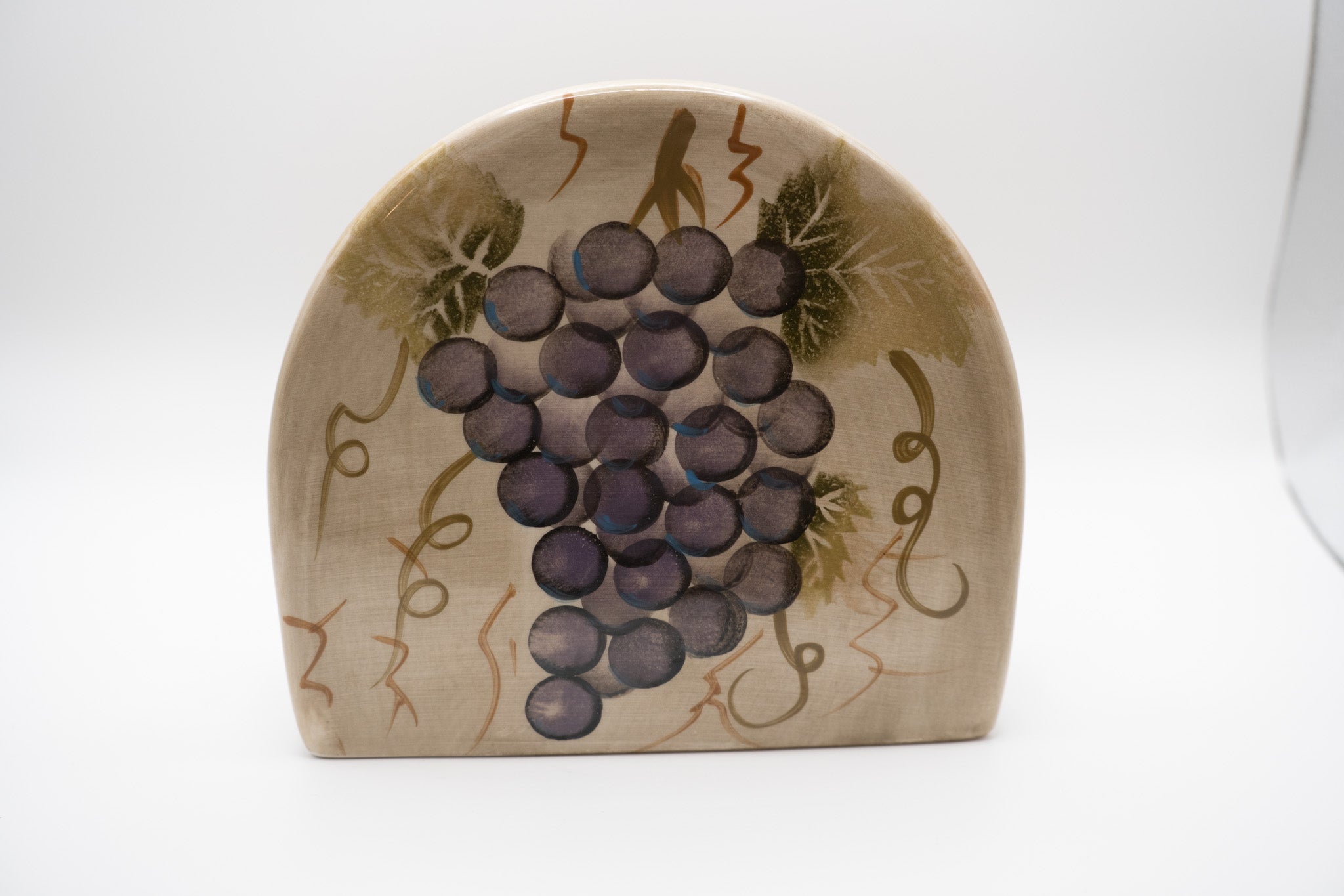 "Cabernet" 3pc.Set: Cream/Sugar/Napkin Holder