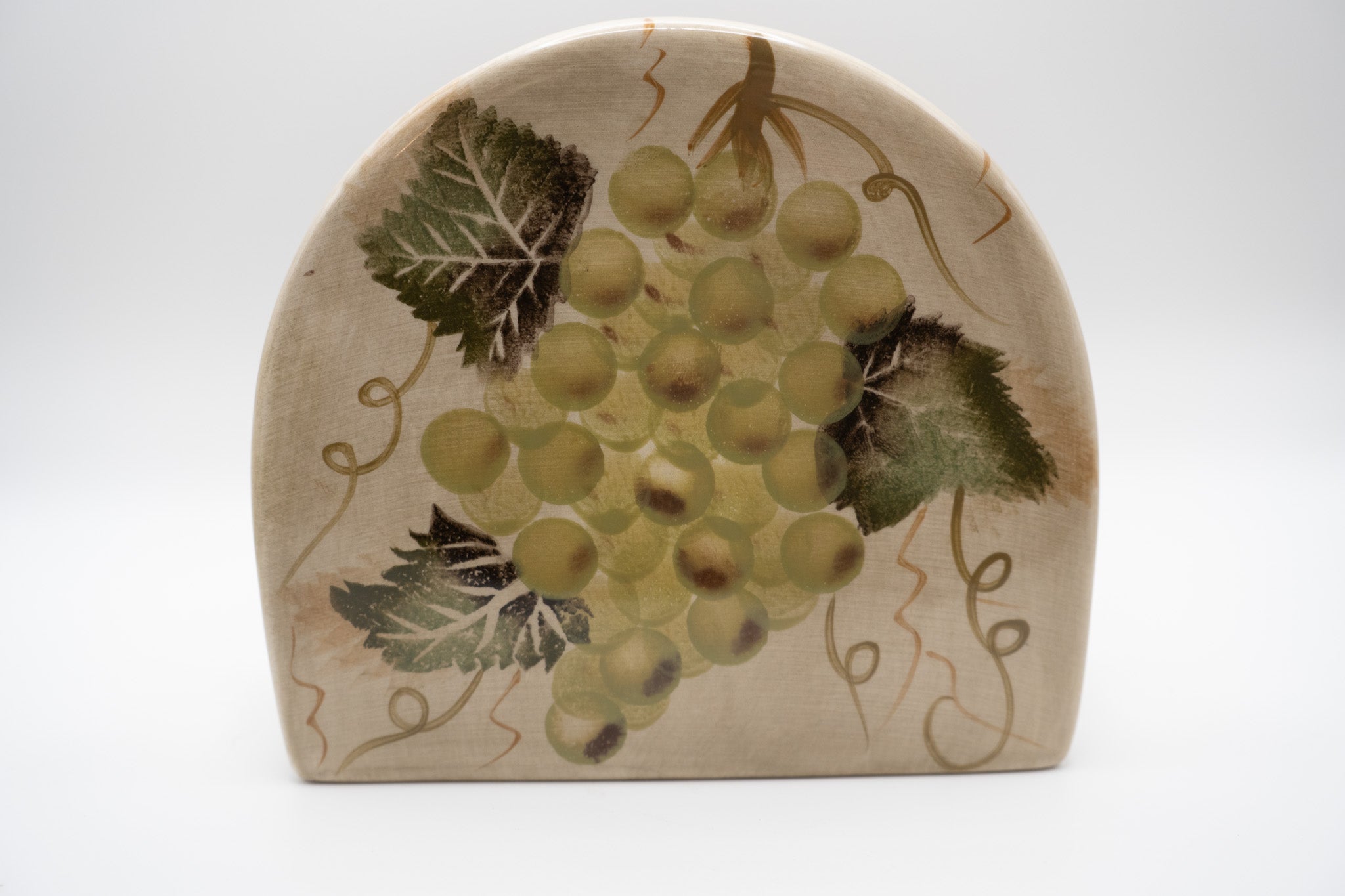 "Cabernet" 3pc.Set: Cream/Sugar/Napkin Holder