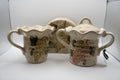"Cabernet" 3pc.Set: Cream/Sugar/Napkin Holder