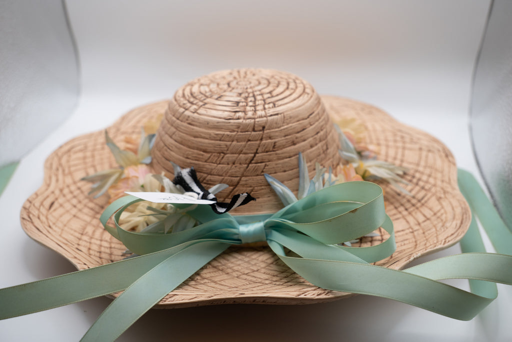 Ceramic Wicker Hat